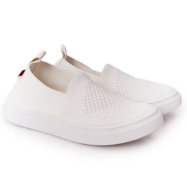 Børns Slip-On Big Star HH374105 Hvide Slip-On sneakers