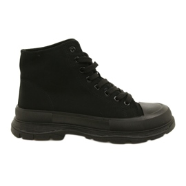 News Sorte høje sneakers på platform 21SP02-1050