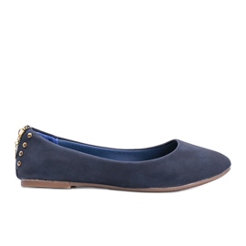Navy Sixth Avenue ballerinaer sort