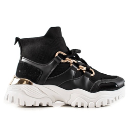 TRENDI Mode sneakers sort
