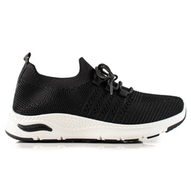 TRENDI Slip-on sportssko sort