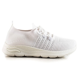 TRENDI Slip-on sportssko hvid