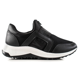 TRENDI Elsker Slip-On Sneakers sort