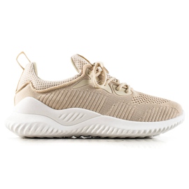 TRENDI Sportssko Sneakers beige