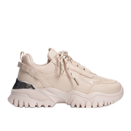 Nude Trainers med metalliske Ansley-indlæg lyserød