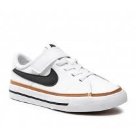 Nike Court Legacy (PSV) Jr DA5381-102 sko hvid sort