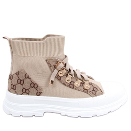 Reta Khaki ankelsok sneakers beige brun