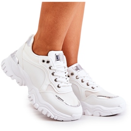 FS2 Sneakers På Platformen Hvid Sallie sølv