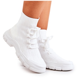 FM1 Hvide Kimberly Sports Socks Sko