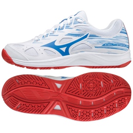 Mizuno Stealth Star Jr.X1GC210725 håndboldsko hvid blå