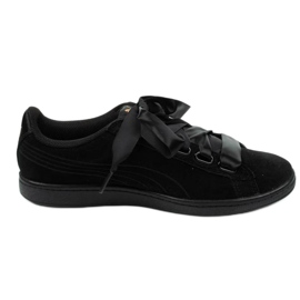 Puma Vikky Ribbon SW 366416 01 sort gylden