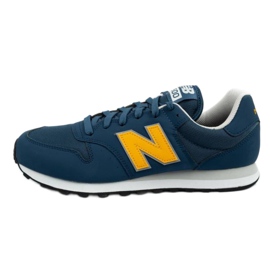 Sko New Balance M GM500VC1 marine blå gul