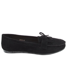 Quest sorte loafers til kvinder