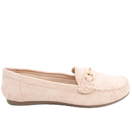 Hesso Beige mokkasiner til kvinder