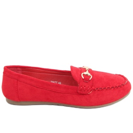 Hesso Red dame loafers rød