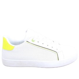 Volve HVID / GRØN damesneakers
