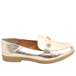 Juss Gold loafers til kvinder gylden