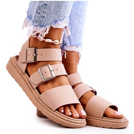 FM1 Reese beige sandaler med spænde