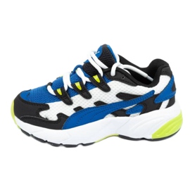 Puma Cell Alien Jr 370603 01 sort blå grøn