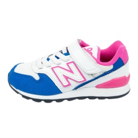 New Balance Jr YV996DC sko hvid blå lyserød