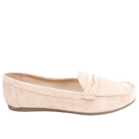 Brato Beige loafers til kvinder
