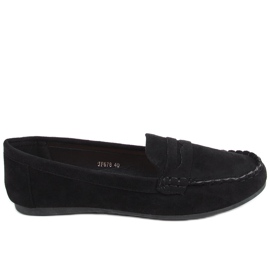 Brato Black dame loafers sort