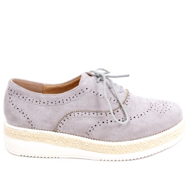 Damesko espadriller Apia Grey grå
