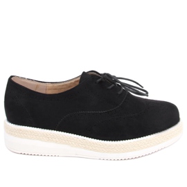 Damesko espadriller Apia Sort