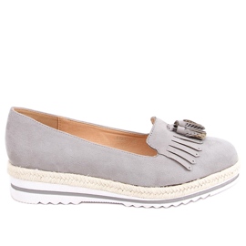 Dame loafers og espadriller Hilma Grey grå