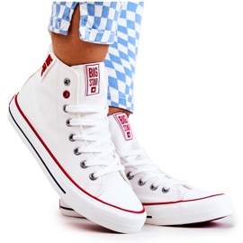 High-top sneakers Big Star JJ274127 Hvid