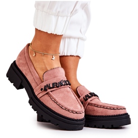 PL5 Ruskind Loafers Letters La.Fi Dirty Pink Jenefer lyserød