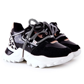 FR1 Børnesportsko Sneakers Sort Rommie flerfarvet