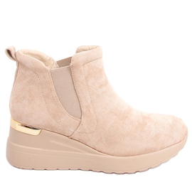 Florens Beige kilestøvler