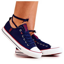 Damesneakers Big Star JJ274121 Marineblå