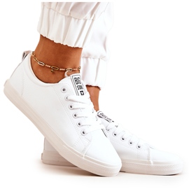Lædersneakers Big Star JJ274311 Hvid