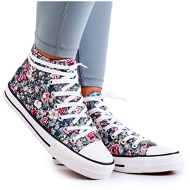 FS2 High-top sneakers med grønne Nollie blomster flerfarvet