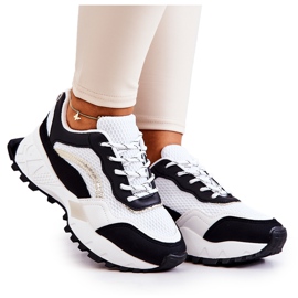 PS1 Sportssko Sneakers Sort og Hvid Revenge