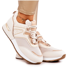 FS2 Sportssko på den beige Ginevra platform