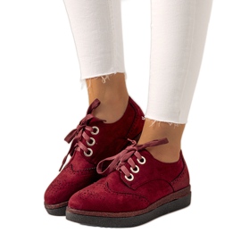 Rødbrune Velay-sko til kvinder