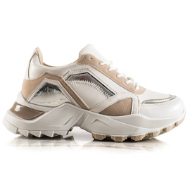 TRENDI Stilfulde sneakers hvid flerfarvet
