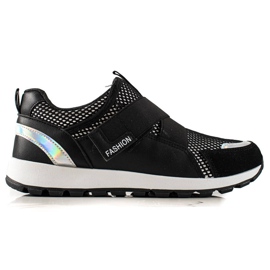 TRENDI Stilfulde velcro sneakers sort