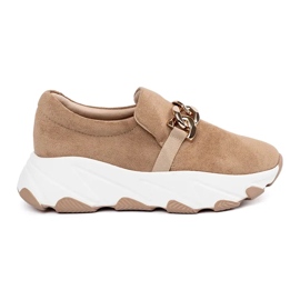 W. Potocki Potocki suede sneakers beige