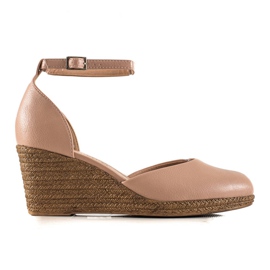 W. Potocki Sandaler Pumper På Koturnie Potocki beige