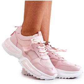 PM1 Sportssko Sneakers Mesh Pink Zoomey lyserød