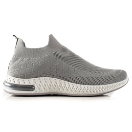 Goodin Klassiske slip-on sneakers grå