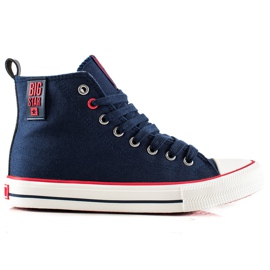 Høje sneakers Big Star JJ274125 marine blå