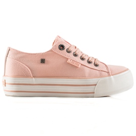 Big Star Sneakers til kvinder HH274058 lyserød