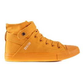 Høje sneakers Big Star FF274581 gul