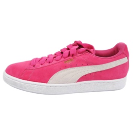 Puma Suede Classic W 355462 38 sko beige lyserød gylden