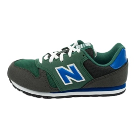 New Balance Jr YC373KE sko sort grøn
